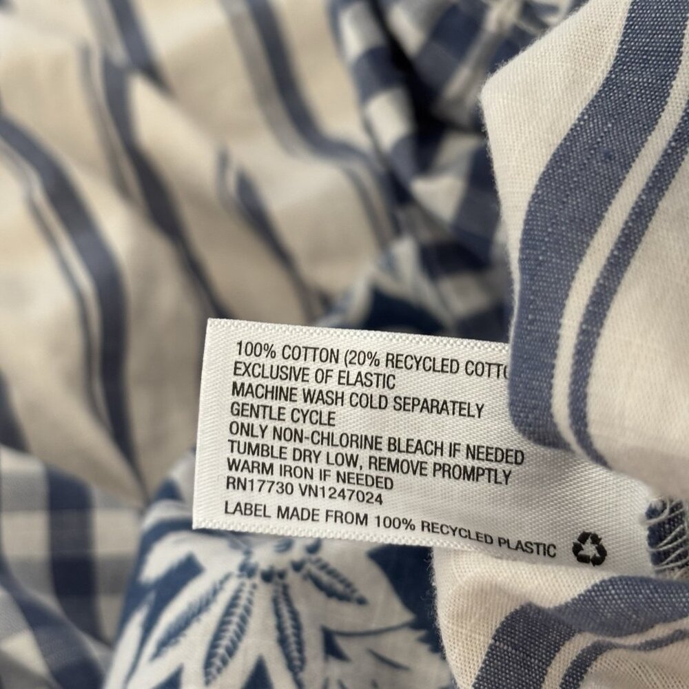 Universal Thread Womens Blue Patchwork Smocked Ma… - image 5